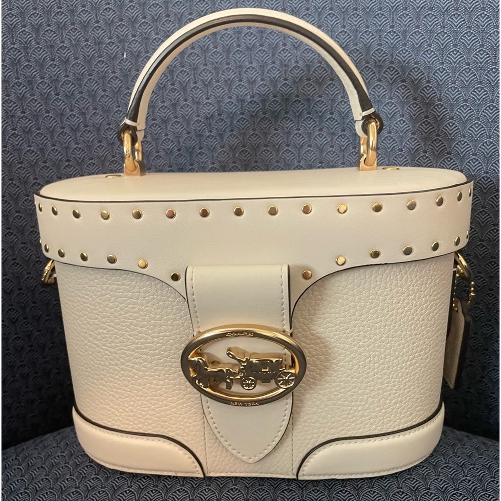 Coach LTHR RV GEORGIE GEM crossbody